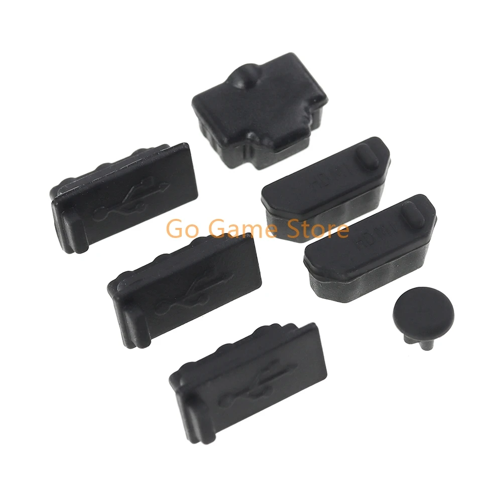 1 Juego para consola de juegos XBOXONE Slim, Kits de paquete de silicona a prueba de polvo, funda protectora antipolvo, tapón Jack para Xbox One S X - imagen 5