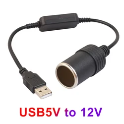 Adaptador USB 5V 2A a 12V para Toma de Mechero del Coche