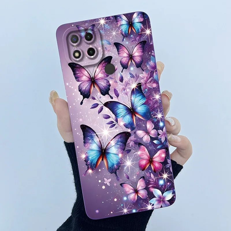 Funda de teléfono sencilla a la moda para Xiaomi Redmi 9C NFC, Fundas de silicona líquida suave Redmi9C Redmi 9 C, funda protectora para cámara - imagen 5