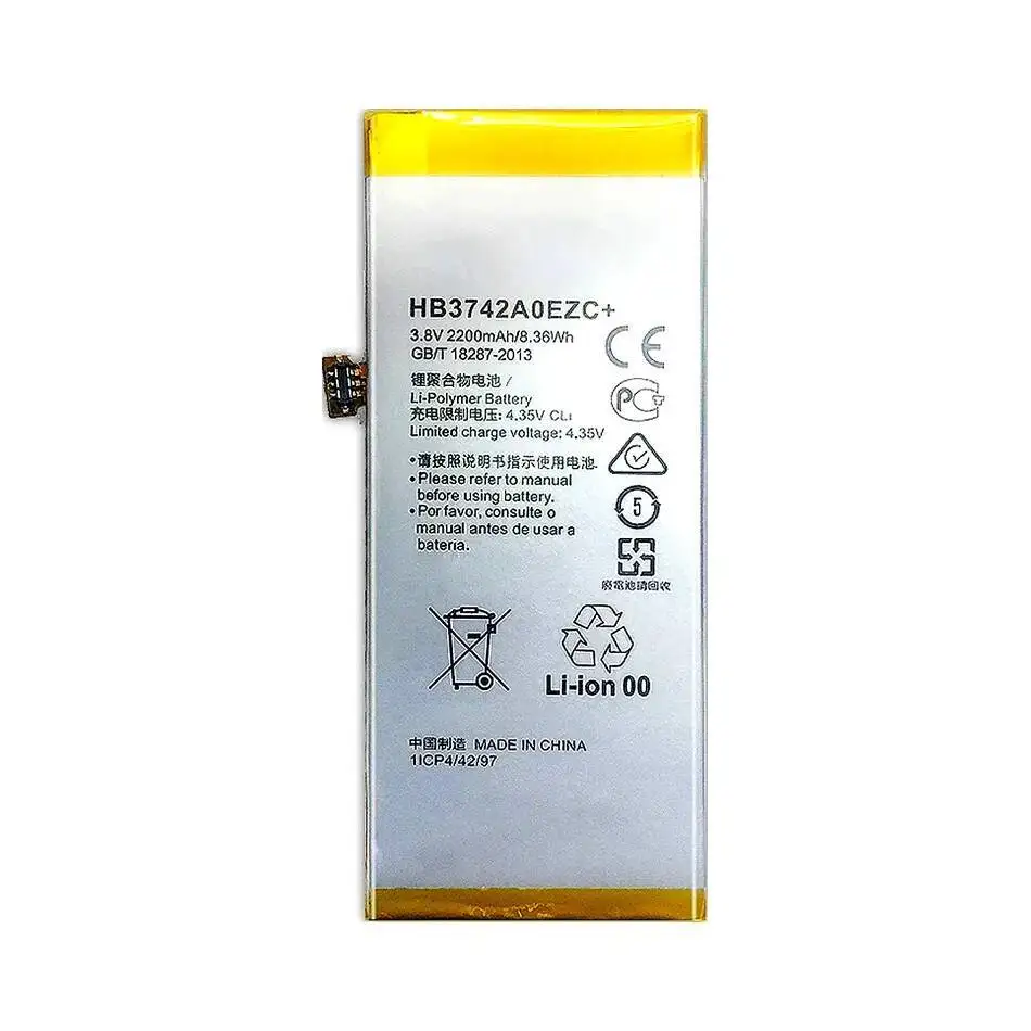 Para Huawei Ascend P8 Lite Enjoy 5S batería de teléfono móvil duradera de larga duración 2200Mah HB3742A0EZC + - imagen 2