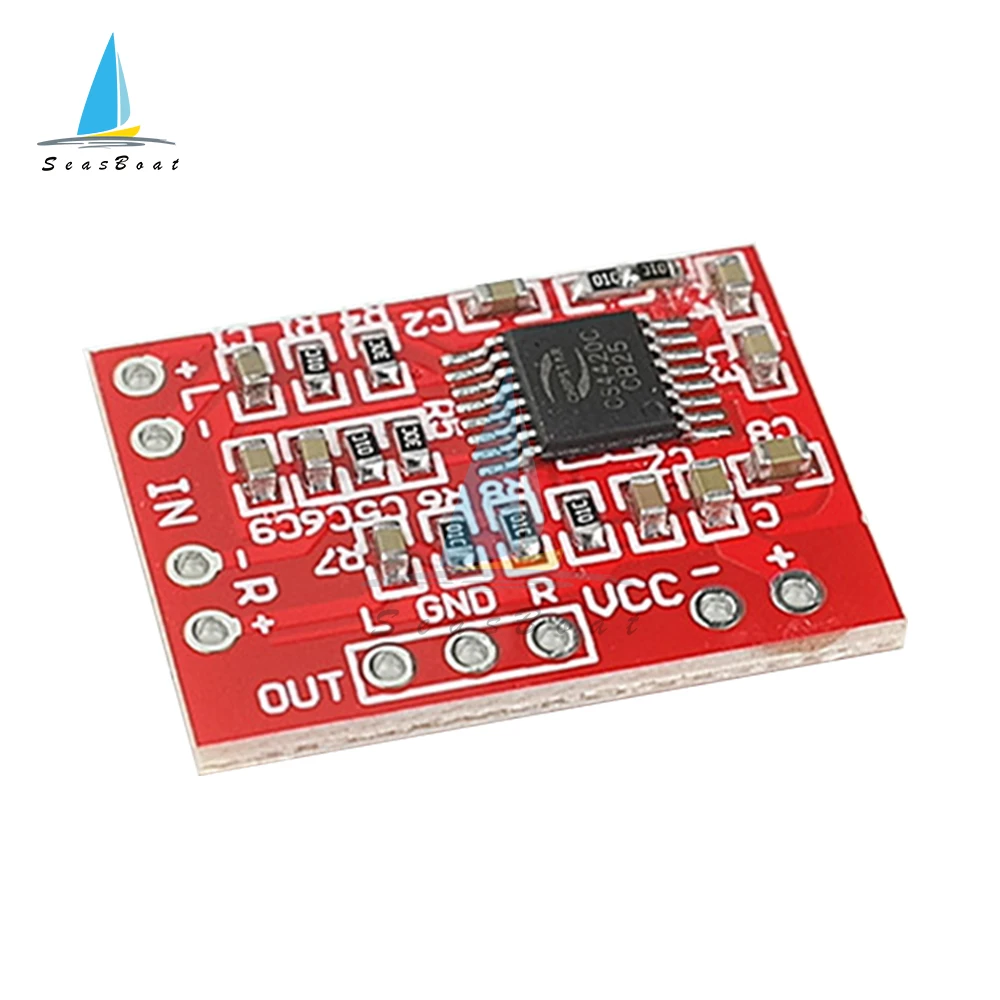 Placa amplificadora de auriculares estéreo CS4420, entrada equilibrada, diferencial de salida desequilibrada a módulo de Audio frontal de un solo extremo - imagen 2
