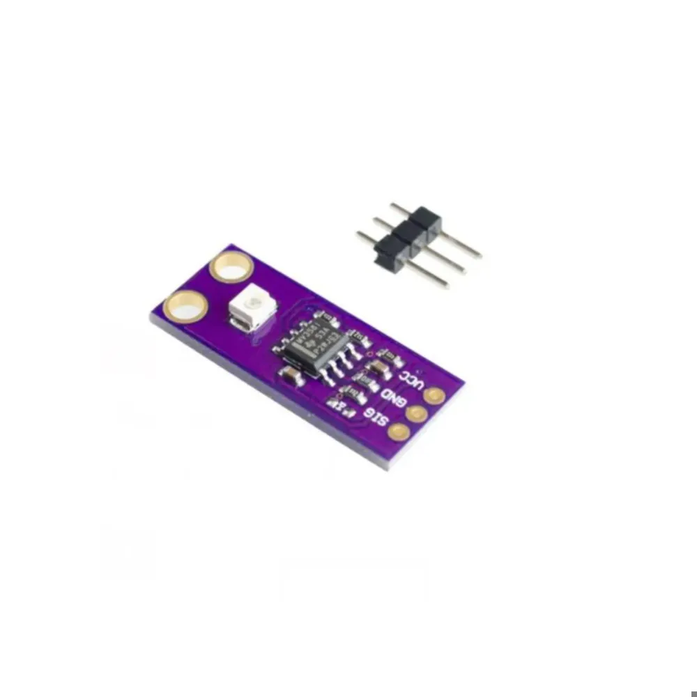 Módulo de Sensor de detección UV GUVA-S12SD, Sensor de luz S12SD, Kit Diy, módulo de placa PCB electrónica 240nm-370nm para Arduino