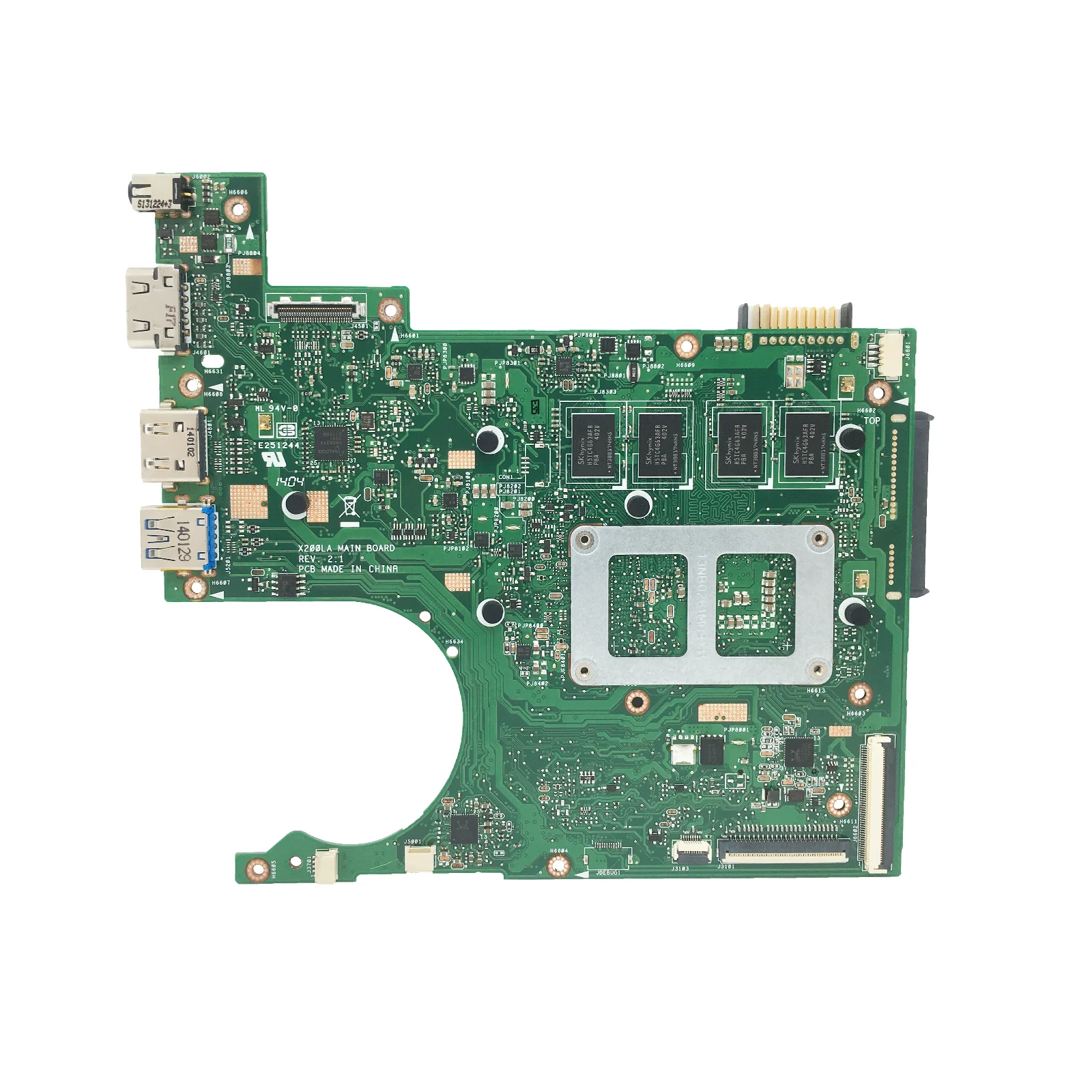 Placa base KEFU para ASUS Vivobook F200LA F200L X200L X200LA placa base para ordenador portátil i3 i5 i7 4. a generación 4GB/RAM LVDS o placa principal EDP