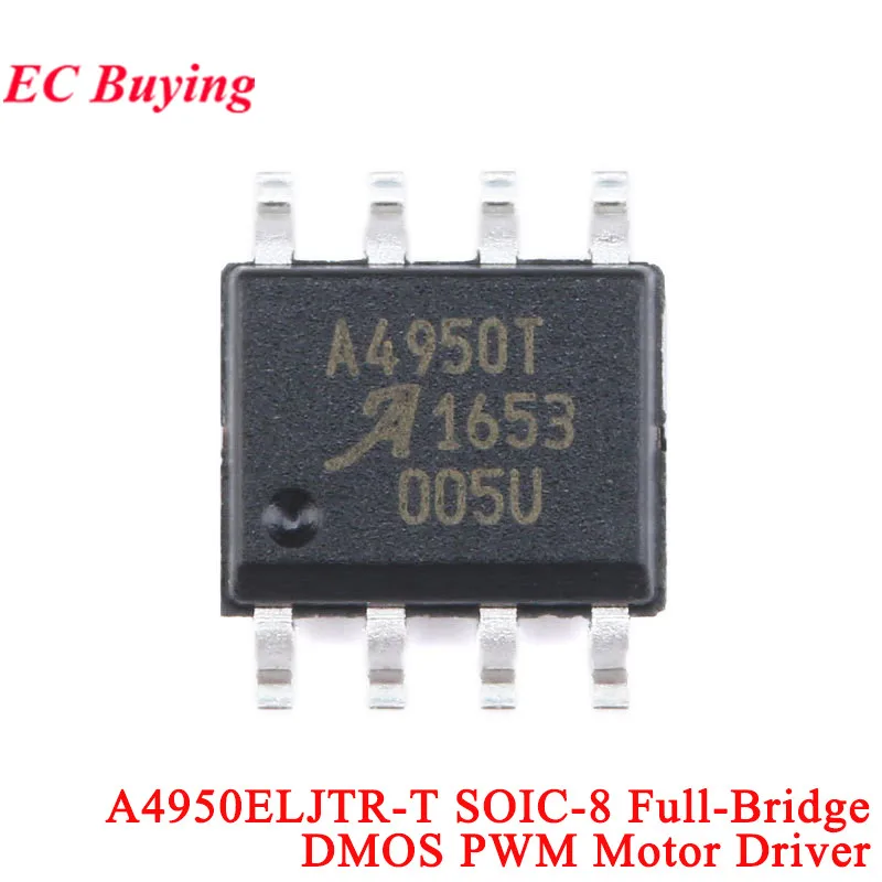 100 uds/1 pieza A4950ELJTR-T A4950T L9110S DRV8837 DRV8837CDSGR DRV8837DSGR DRV8833 DRV8870 H-puente completo DMOS PWM Chip controlador de Motor - imagen 4