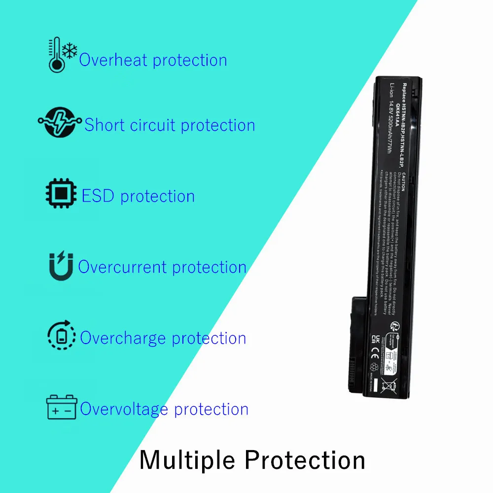 VH08XL batería del ordenador portátil para HP EliteBook 8560w 8570w 8760w 8770w VH08 HSTNN-IB2P HSTNN-LB2P HSTNN-F10C HSTNN-I93C - imagen 5