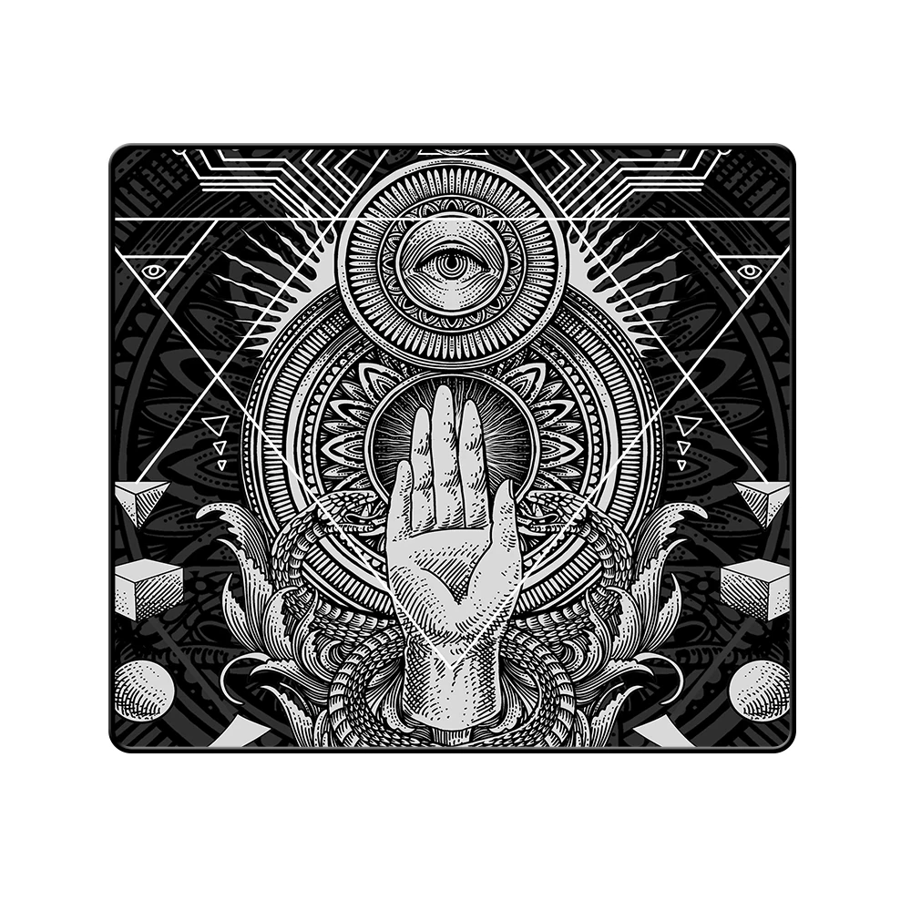 Alfombrilla de ratón Mystic Vision Premium Balance, alfombrilla de ratón para juegos con superficie impermeable, alfombrilla de ratón de goma antideslizante para ordenador, alfombrilla de escritorio de 45x40cm - imagen 2