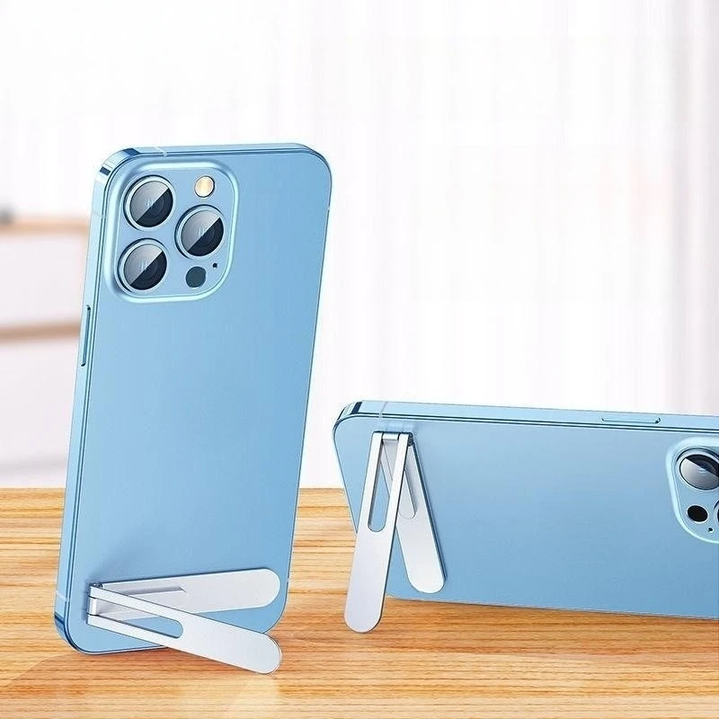 Soporte para teléfono ultrafino, soporte plegable para tableta de escritorio, soporte Invisible de aleación de Zinc para IPhone, Samsung y Huawei - imagen 4