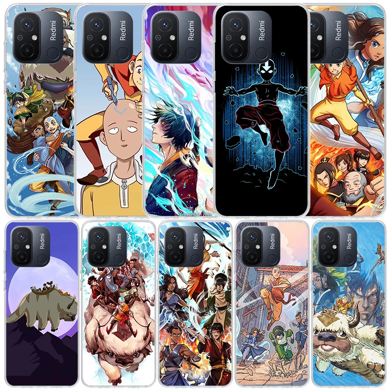 Anime Avatar el último maestro del aire funda de teléfono de llamada de silicona para Xiaomi Redmi 12 12C 13 13C 14C 10 10A 10C 9 9A 9C 9T 8 8 8A 7 7A 6 6A