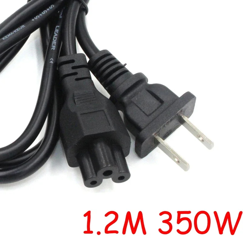 Cargador de batería de red de 3 clavijas, Cable adaptador de fuente de alimentación, enchufe de Cable de CA para PC, portátil, Notebook, Cable de enchufe UE y EE. UU.