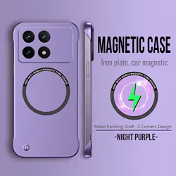 Funda Magnética Xiaomi Poco X6/X7/F6 - Ultrafina Metal Carga Inalámbrica