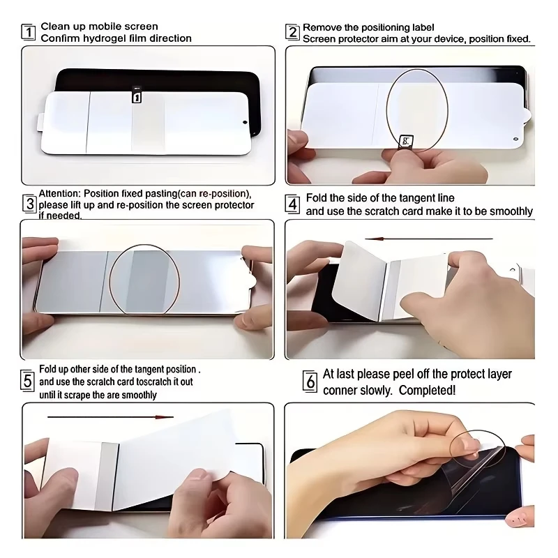 1-4 Uds película de hidrogel suave para iPhone 17 Pro Max 13 11 16 15 14 12 Mini Air XR X Xs 16e 7 8 Plus película protectora de pantalla - imagen 3