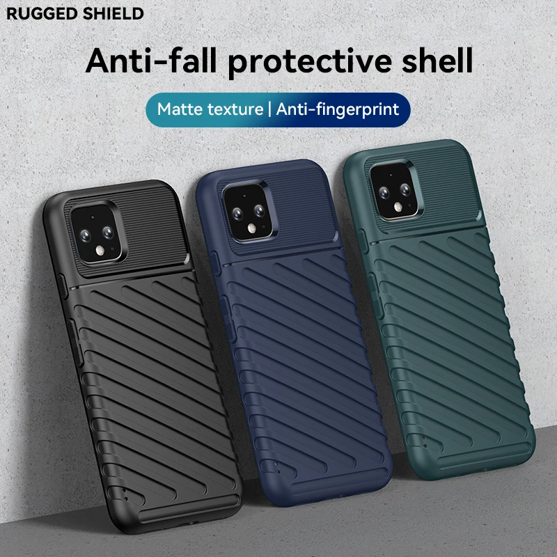 Funda de lujo a prueba de golpes, funda de silicona para teléfono para Google Pixel 4a 5G/Pixel 5/5XL - imagen 2