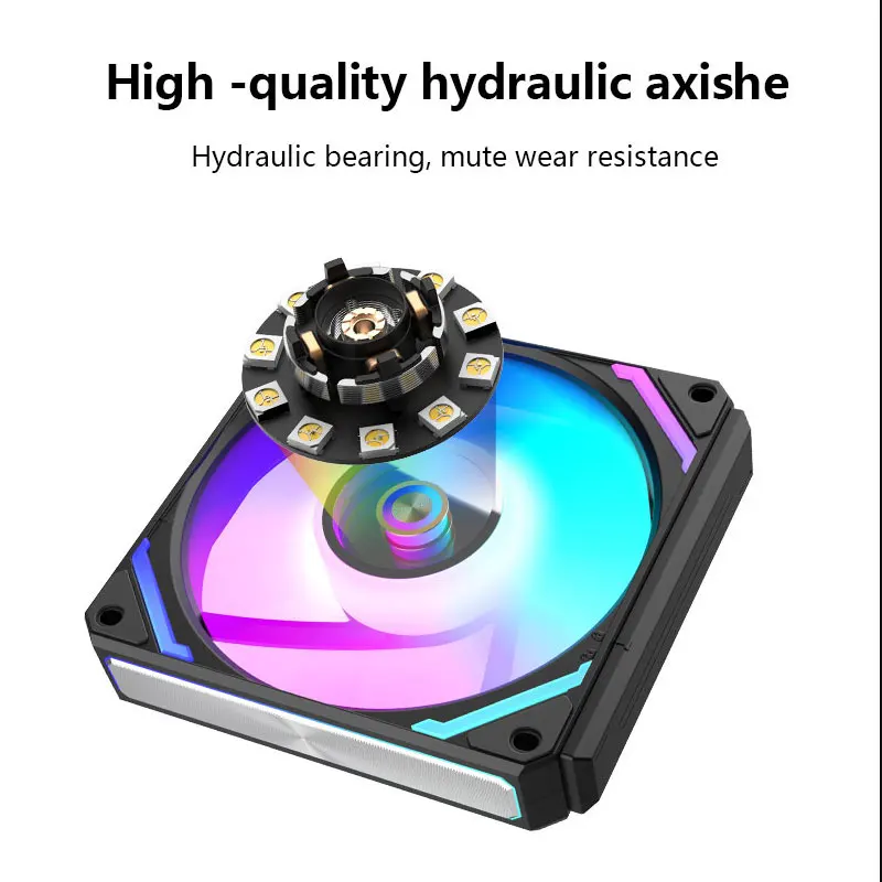 UPSIREN WF-120 ARGB PWM 3 uds ventilador de chasis ARGB120mm/4PIN PWM/Color mágico costura inalámbrica ventilador de disipación de calor de ordenador - imagen 5