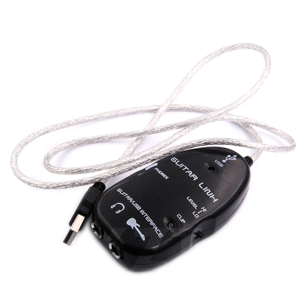 Enlace de guitarra, interfaz USB, Cable de enlace de grabación de guitarra, Cable de guitarra eléctrica, conector de Audio de ordenador, adaptador de Cable para música - imagen 5