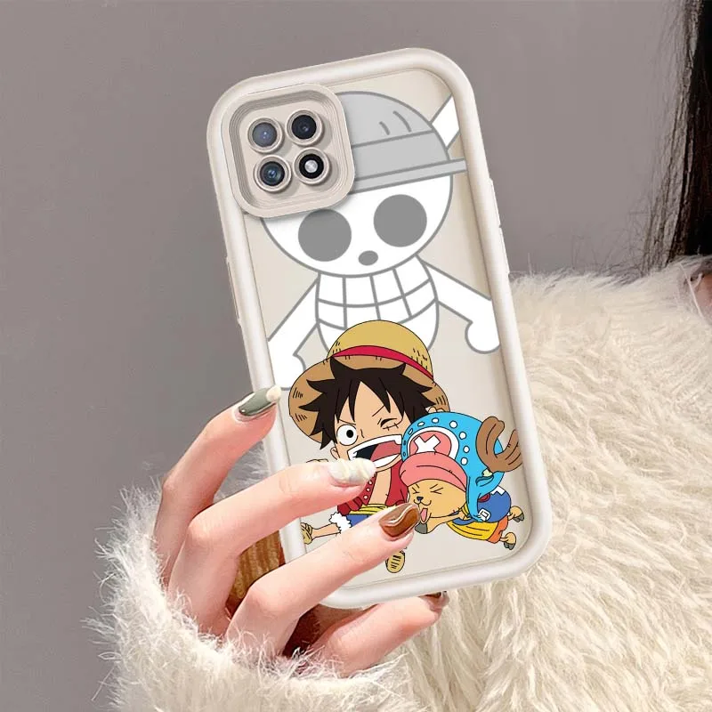 Monkey Luffy para OPPO A96 A58 A74 A78 A72 A53 A54S A94 A54 A16 A52 A57 A98 A76 funda de teléfono con escalera ocular - imagen 4