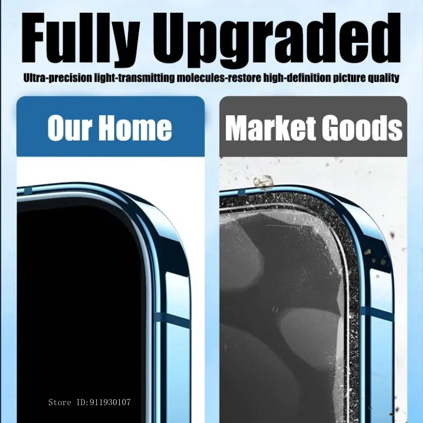 Protector de pantalla de vidrio templado para IPhone, 15, 16 Pro Max, 14 Pro, 11, 12, 13, 16 PRO MAX, 15, 14 Plus, 13, 12, 4 unidades - imagen 2