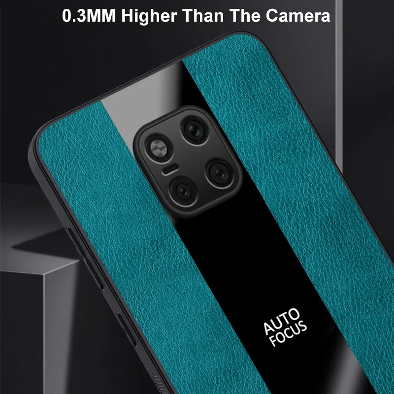 Funda de cuero con soporte de anillo para Huawei Mate 20 Pro 20X, funda trasera de lujo magnética de silicona TPU, funda de teléfono para Huawei Mate 30 Pro - imagen 4