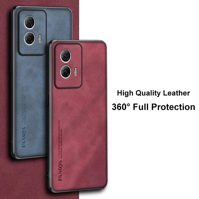 Funda de teléfono de cuero PU de lujo para Motorola Edge 50 Fusion 5G, funda trasera, protección de silicona - imagen 3
