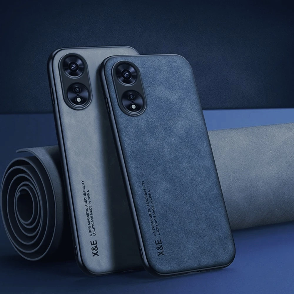 Funda de cuero magnética para Oppo A98 5G A78 5G Oppo A78 4G A58 4G Oppo A57 4G A57s A94 5G funda con soporte para coche