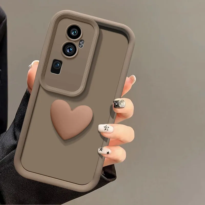Love Heart-funda protectora de silicona para lente de cámara, cubierta de teléfono para OPPO Reno 10 Pro Plus - imagen 5