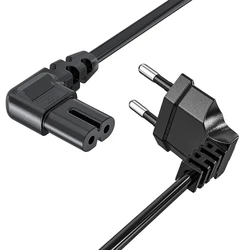 Cable Alimentación Ángulo 90º Schuko para TV y PC