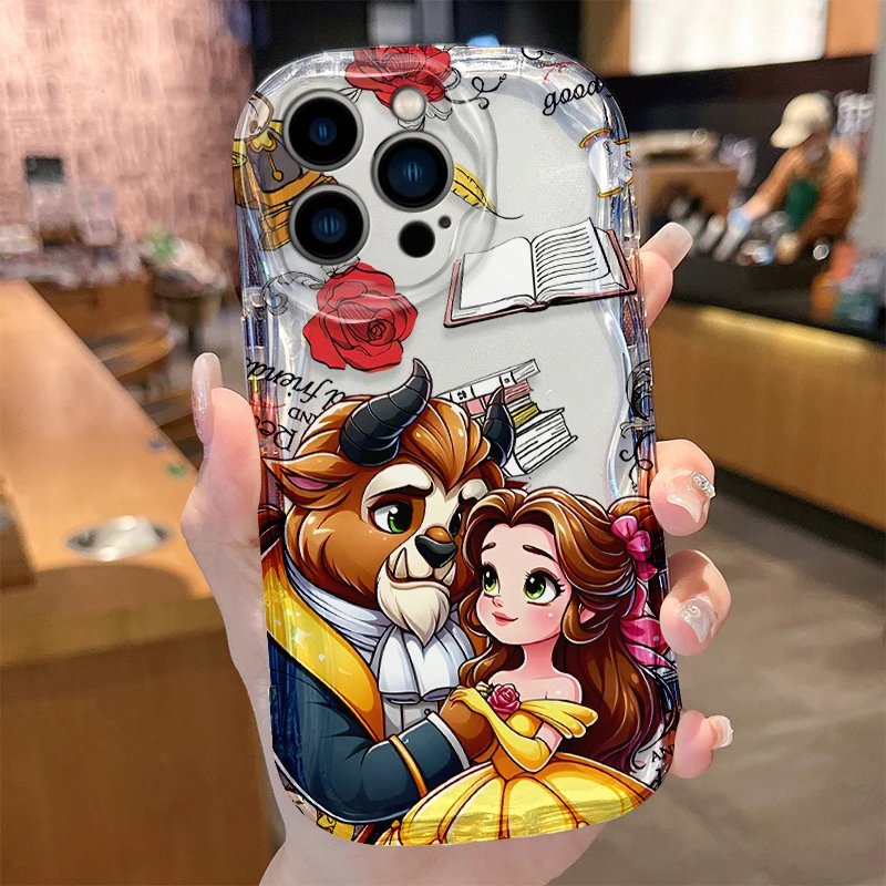 Funda La Bella y La Bestia para iPhone 16 E 15 Pro Max 14 13 12 Mini 11 Pro Max XS X 8 7 Plus Fundas suaves a prueba de golpes Funda - imagen 4