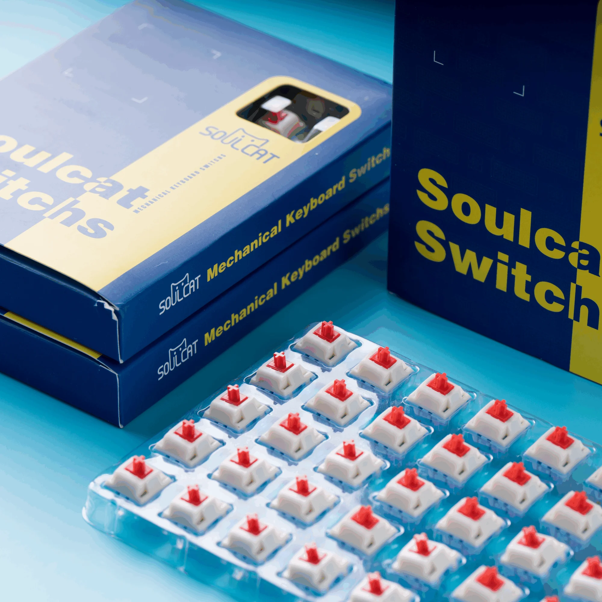 Soulcat Keygeek Soda Interruptor lineal MX Switch Teclado mecánico - imagen 2