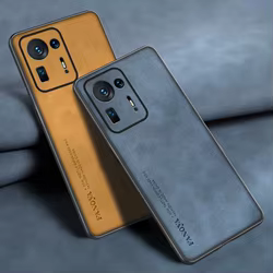 Funda de cuero PU de lujo para Xiaomi Mi Mix 4 Mix4, funda trasera de silicona mate de negocios, funda de teléfono de protección completa para Xiaomi Mix 4