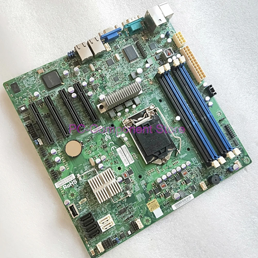 Placa base para estación de trabajo de servidor X9SCM-F, enchufe único H2 LGA1155, compatible con la serie E3-1200 E3-1200 V2 - imagen 4