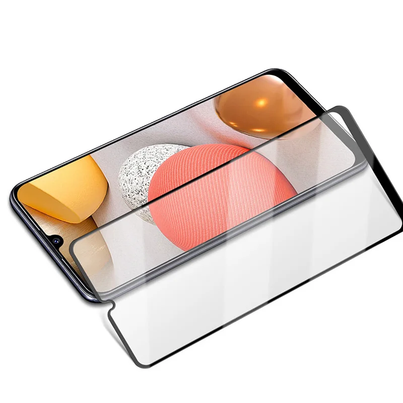 Protector de pantalla de vidrio templado para Samsung Galaxy, película protectora para Samsung Galaxy A42, A41, A40, A40S, A 42, 41, 40, 40S, Samsunga42, Galaxy ya42, 3 unidades - imagen 5