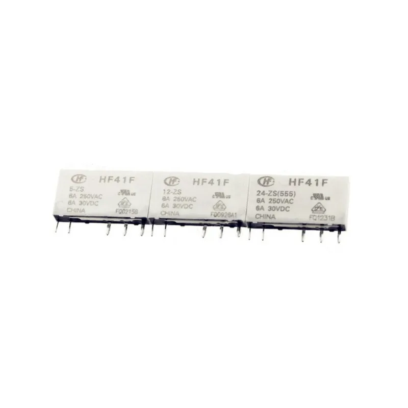 RELÉ INDUSTRIAL 41F HF41F RELÉ DE POTENCIA DE SUBMINIATURA HF41F-24-ZS HF41F-12-ZS HF41F-5-ZS HF41F 24V 12V 5V ZS 5PIN