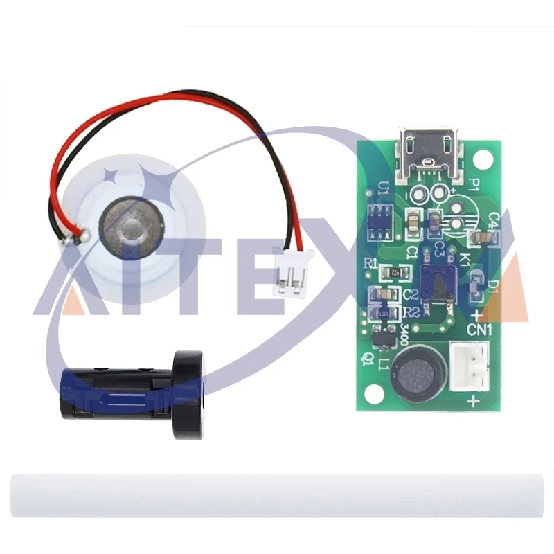 AITEXM USB Mini humidificador DIY Kits generador de niebla y placa de circuito del controlador nebulizador atomización película atomizador hoja Micro TYPE-C USB - imagen 3