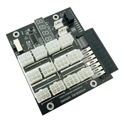 Placa Breakout HP 500W Minería - 12 Puertos LED 6 Pines
