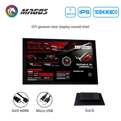 Monitor Secundario Táctil 7 Pulgadas IPS 1920×1200 Compatible AIDA64