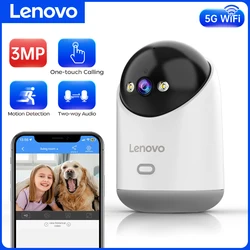 Lenovo Cámara IP WiFi Vigilancia Bebé Visión Nocturna con Audio