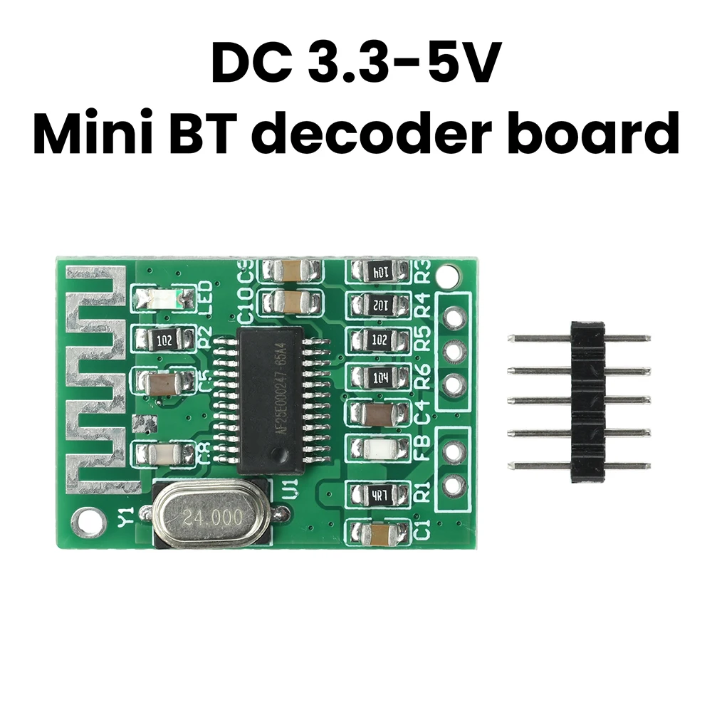 1/5/10 Uds DC 3,3-5V Mini placa decodificadora Bluetooth 5,4 módulo receptor de Audio salida de doble canal verdadera 2,0
