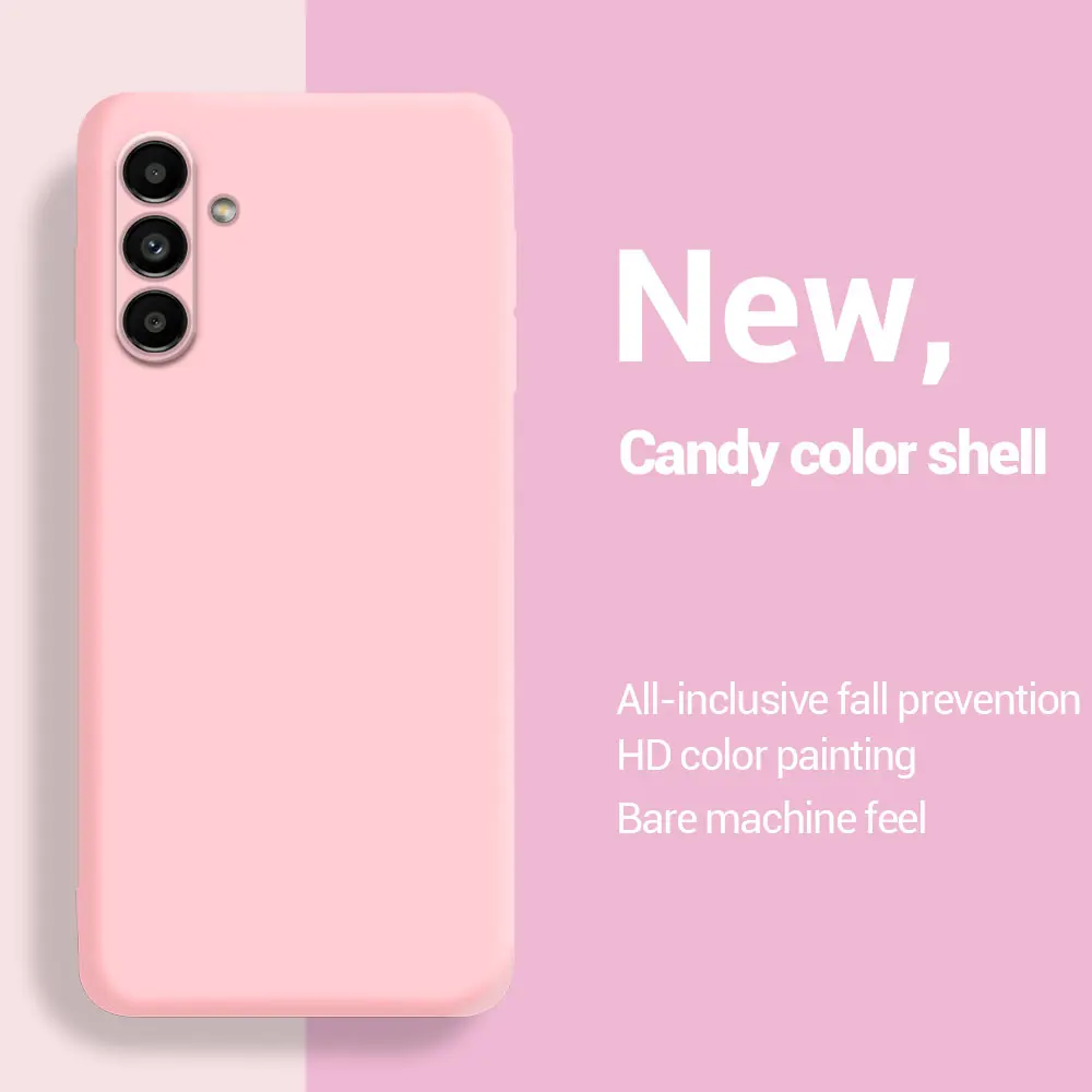 Funda de silicona suave líquida TPU para Samsung Galaxy S20 S21 S22 S23 S24 S25 Plus Note 20 Ultra S21 FE 5G, funda trasera - imagen 4