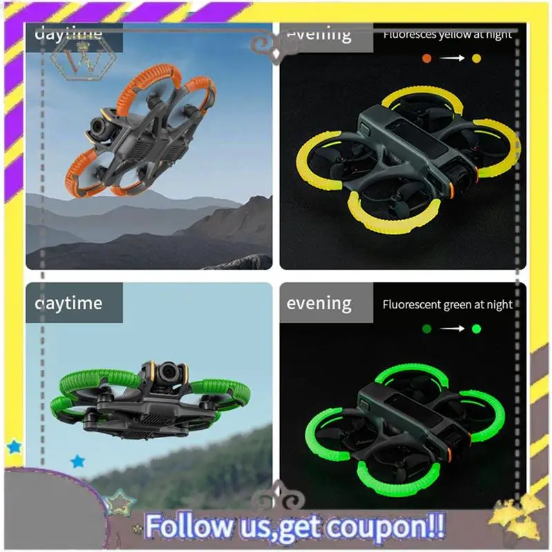 Nuevo Anillo anticolisión de paletas para DJI Avata2 Traverser, cubierta protectora de paleta anticolisión, accesorios de protección - imagen 2