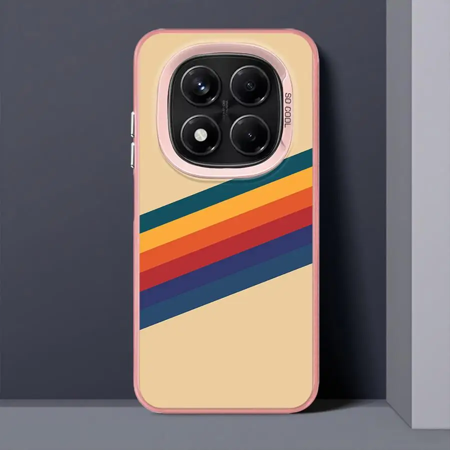 Funda trasera de teléfono para Xiaomi Redmi Note 13 12 11 14 Pro Plus 10Lite 12s 9s 10s 11s rayas Retro - imagen 3