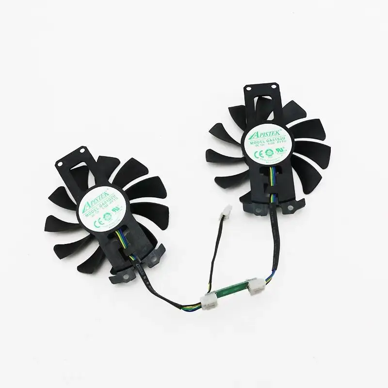 2 uds GA81S2U nuevo enfriador GPU para GALAXY GTX 660 Xiaojiang GTX 760 Tiger tarjeta gráfica General ventilador Dual Universal - imagen 3