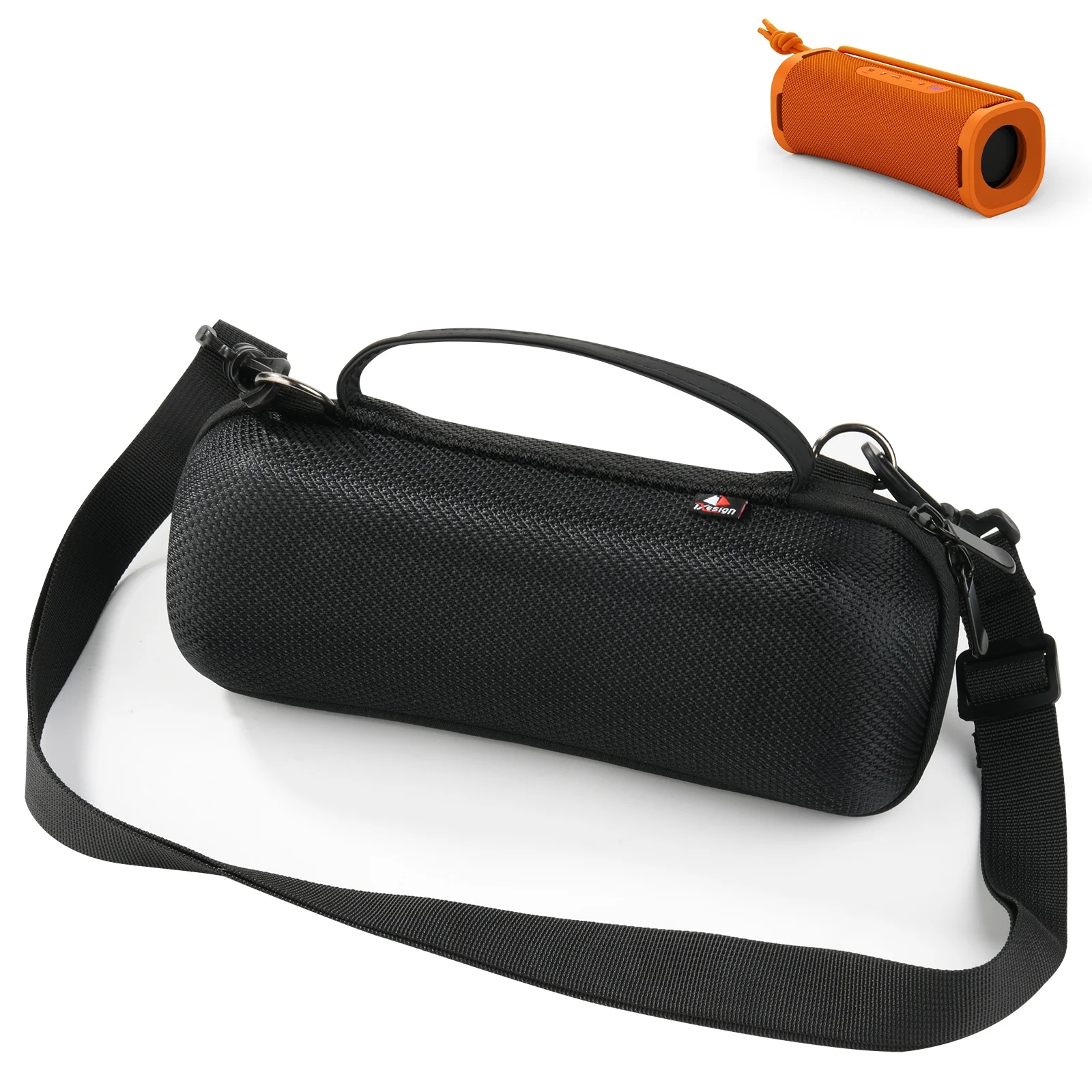 Caja de almacenamiento de altavoz para altavoz Sony ULT Field 1, estuche rígido de almacenamiento con cremallera EVA y correa para el hombro