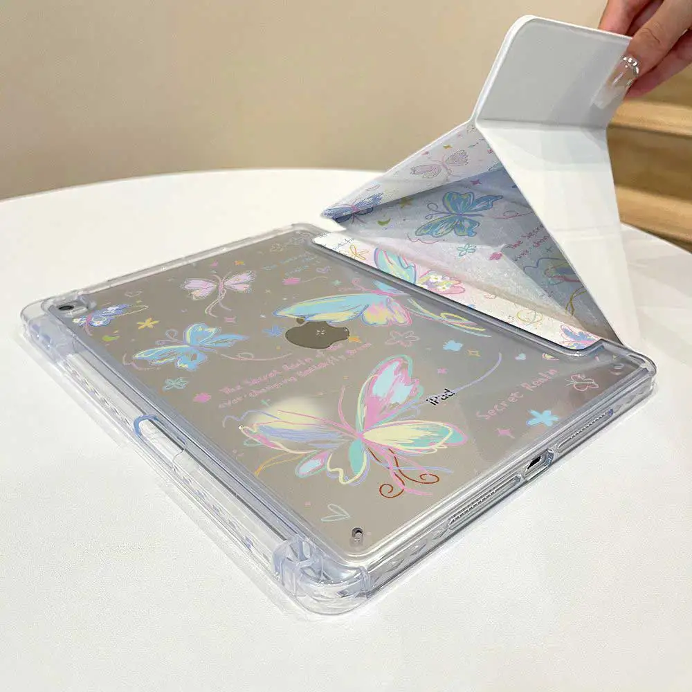 Para iPad Funda A16 11th 2025 10,2 9th 8th 7th Generación Pro 11 13 2024 12,9 Funda portalápices Funda para iPad Air 5 4 13 11 1 2 - imagen 5