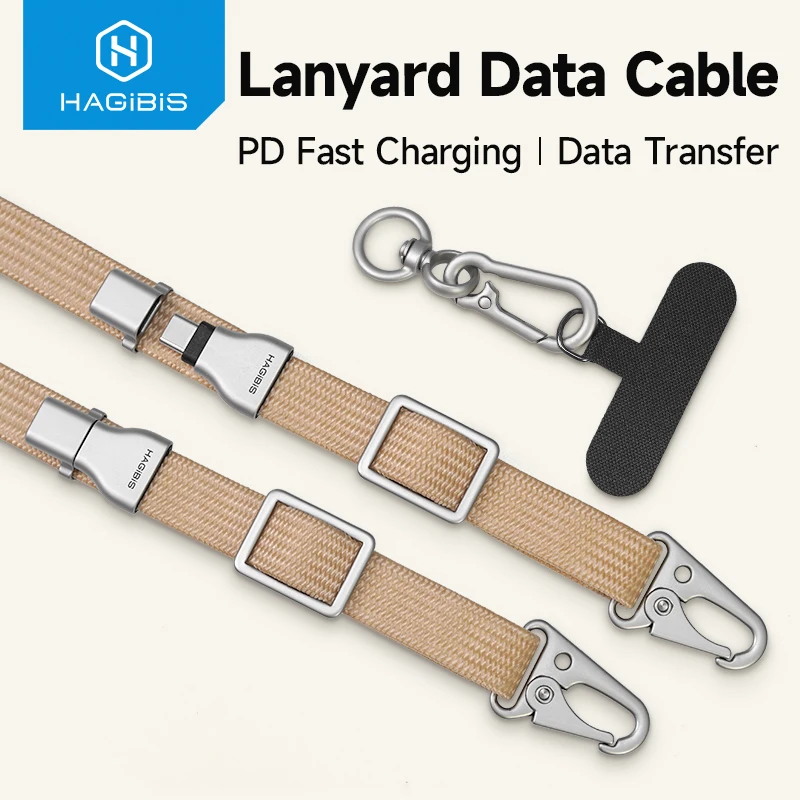 Hagibis Correa Teléfono USB C Anti Pérdida iPhone 17 Pro Max