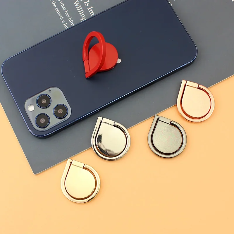 Anillo en forma de gota de agua, soporte portátil para teléfono móvil, soporte Universal de anillo de dedo con rotación de 360 grados para teléfono Huawei - imagen 2