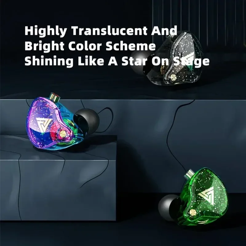 QKZ-auriculares AK6 Pro con cable, cascos deportivos con micrófono, HiFi, graves, cancelación de ruido, controlador de cobre, originales - imagen 5