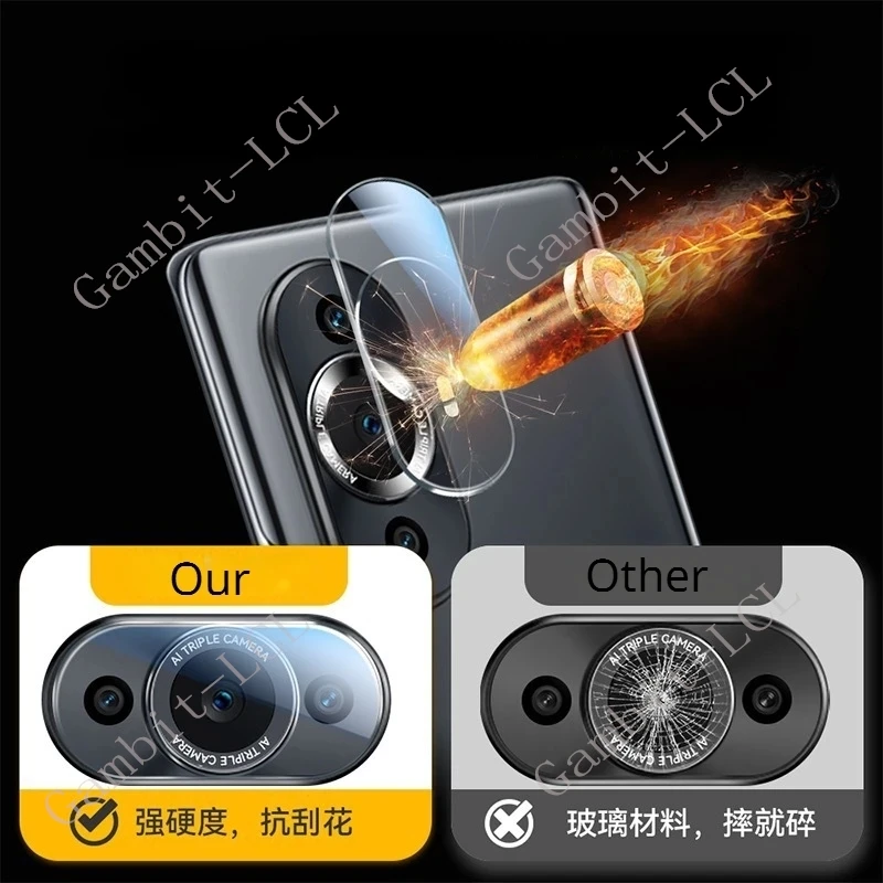 Lente de cámara integral 3D para Huawei Nova 12s vidrio templado en Nova12s Nova 11 Nova11 12 Lite película protectora de pantalla trasera - imagen 5