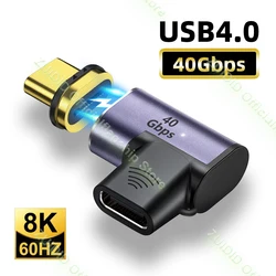 Cable Magnético USB-C 40Gbps 100W – Compatibilidad Thunderbolt 3 8K 60Hz