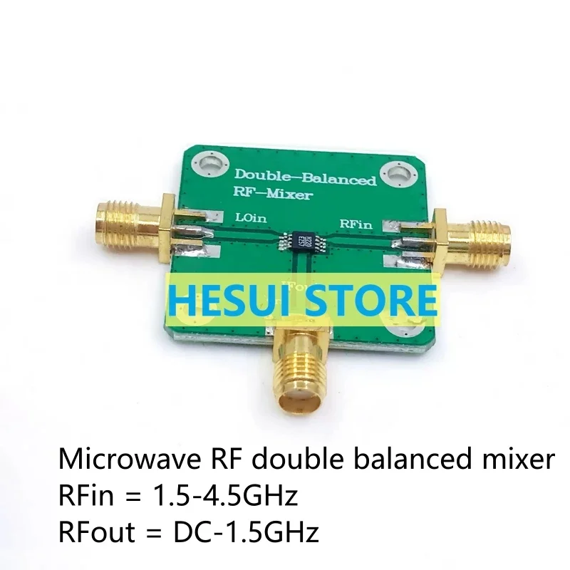 1 Uds. Convertidor de frecuencia de mezcla doble equilibrado de microondas Rf RFin = 1,5-4,5 GHz, RFout = 0-1,5 GHz