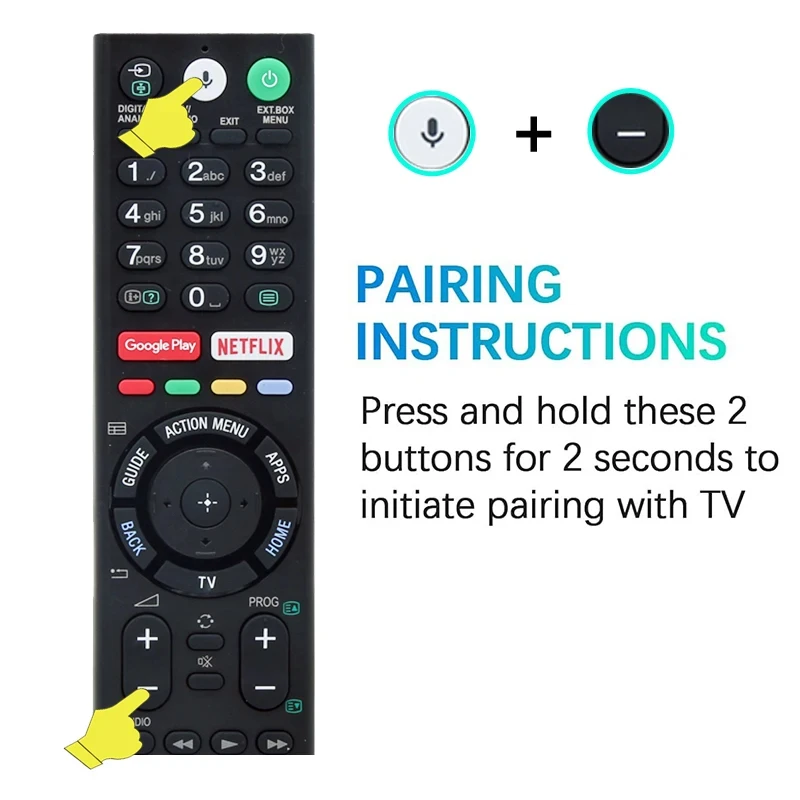 Para Sony Voice TV Control remoto RMF-TX300E RMF-TX200P TX200E RMF-TX310U TX300P TX310P TX300U TX310E Ultra HD Smart LED - imagen 5