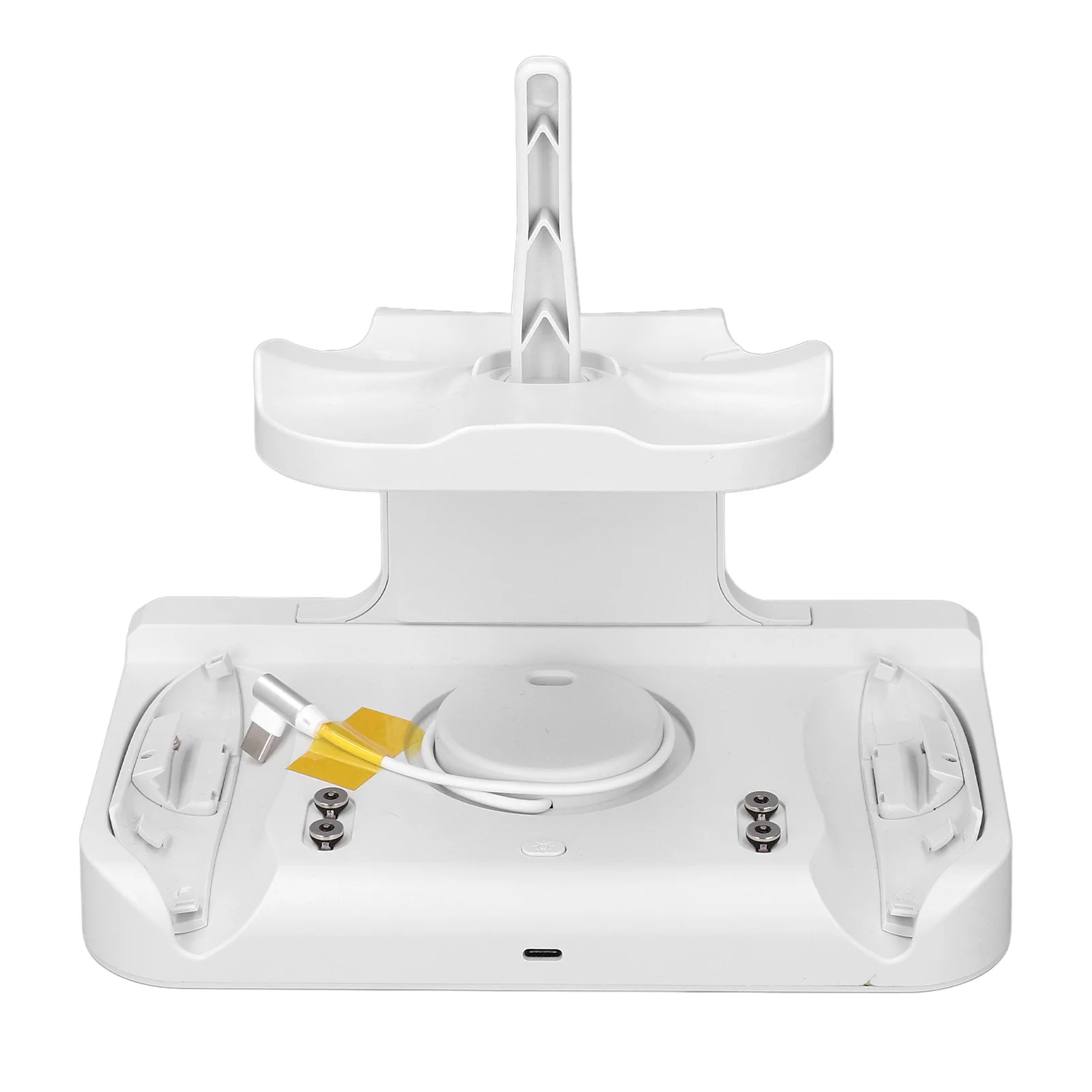 Base de carga para controlador de auriculares VR, soporte de carga para controlador VR, 2 baterías recargables, luz RGB, ahorro de espacio para dispositivo VR - imagen 4